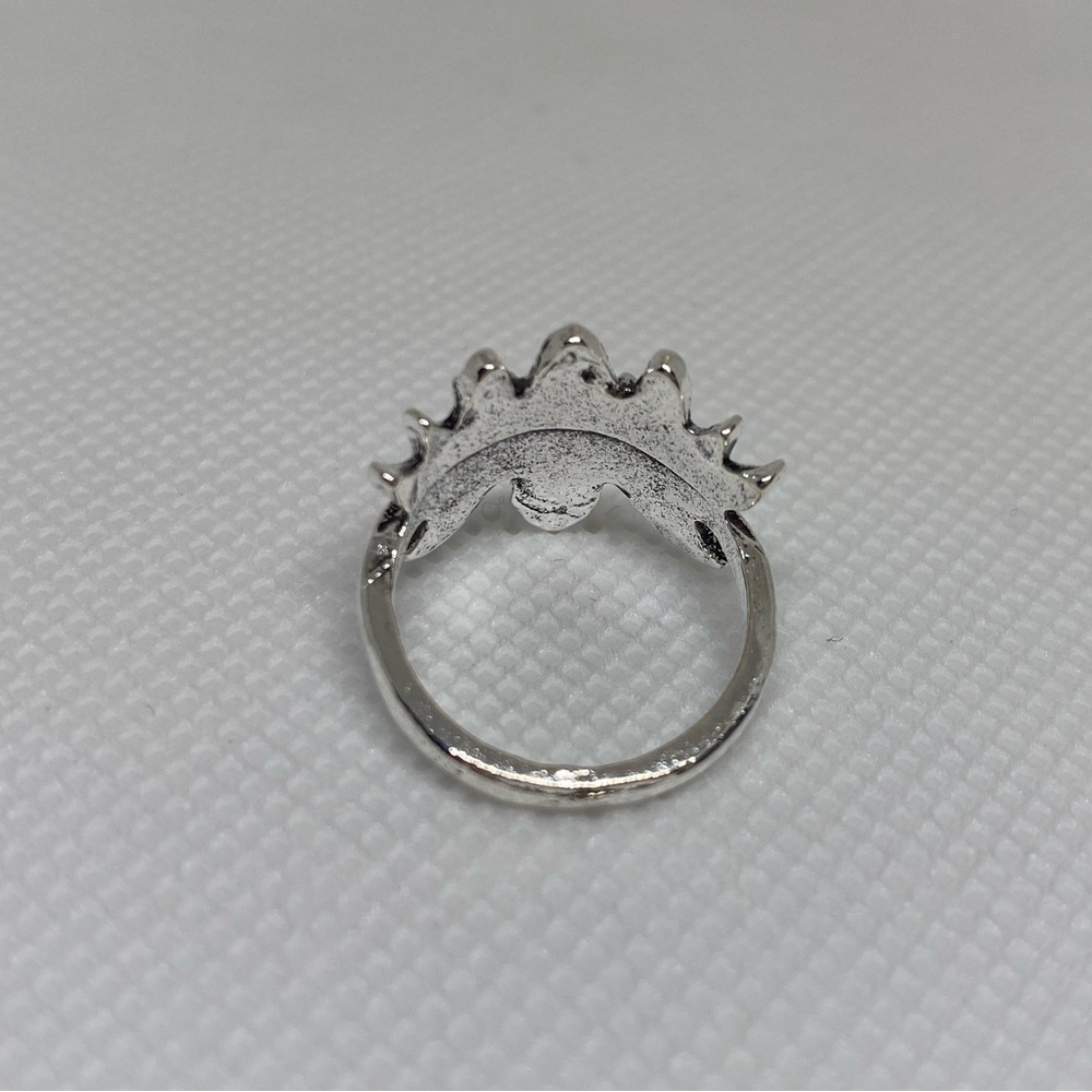 Silver And Black Accent Ring - Picture 3 of 3